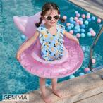 子供浮き輪ベビー用うきわピンクフロートO字型タイプ/乗れるタイプマーメイド...