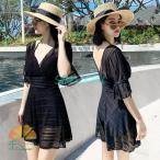  купальный костюм женский body type покрытие купальный костюм One-piece type saro спальное место купальный костюм короткий рукав чёрный гонки Schott брюки маленький . частота u40 плата стиль Корея способ надеты .. плавание одежда мама 