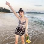  купальный костюм женский body type покрытие One-piece type 2 пункт SET One-piece купальный костюм женский цветочный принт надеты .. горячие источники морская вода . плавание пляж 50 плата 30 плата 40 плата . плавание горячие источники для рекомендация купальный костюм 