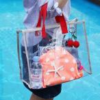 プールバッグ キッズ 女の子 ビーチバッグ スイムバッグ 子供 プールバック 水着 ビニールバッグ