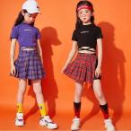  Kids танцевальный костюм hip-hop HIPHOP Cheer девушка в клетку выставить Cheer проверка юбка tops девушки ребенок Jazz Dance тренировка надеты отвечающий .
