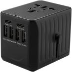  за границей переходник за границей розетка PD высокая скорость зарядка место хранения сумка имеется все мир универсальный путешествие за границу для 4 .. USB порт . 2 .. AC розетка 6.. устройство . в то же время электроэнергия . снабжение 