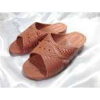 【完売】サンダル　紳士用　ブラウン ＬＬ　 ベランダ　施設用トイレ メンズ　シャワーサンダル　沖縄不可