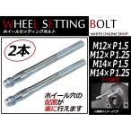 ホイールガイドボルト 2本セット 交換用 M12×1.25 M12×1.5 M14×1.25 M14×1.5 ホイール 取り付け用