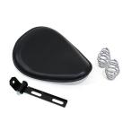  черный Solo сиденье мотоцикл одиночный седло springs Harley chopper Magna Steed Shadow Rebel JAZZ 250ST