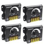 LED 調光器 ディマースイッチ 4個セット 12V 24V 対応 8A 明るさ調整 コントローラー 車 トラック ライト コントロール