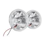  универсальный круглый "хрустальные" фары Fairlady Z Z S30S130 2 шт. комплект прозрачный 7 дюймовый стеклянный передний передняя фара старый машина свет круг лампа 