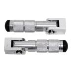  выдвижной aluminium foot колок M8 двойная подножка CNC мотоцикл подножка задняя подножка серебряный Balius Zephyr NSR CBR VTR VTEC XJR ZRX