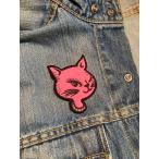 FOXY CAT  フォクシーキャット ピンク アイロンパッチ   アップリケ