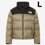 【Lサイズ】 ザ ノースフェイス ショートヌプシジャケット レディース ブラック/クラシックカーキ NDW92555 ダウンジャケット [新品 国内正規品]