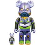 【新品】BE@RBRICK エヴァンゲリオン初号機 Chrome Ver. 100％ & 400％ メディコム・トイ ベアブリック メタリック コラボ MEDICOM TOY Evangelion