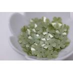 スパンコール 約3.8g分(約80枚) 5枚花びら14mm マット半透明緑(SF514MGRBJHS)