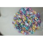 スパンコール 4mm 約530枚(約2.5g) 花カップ オーロラ 混色 (SFC04AMXEH00)