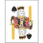 [ Spade. King ] открытка 