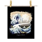  открытка картина в жанре укиё волна море щетка by Fox Republic