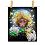  открытка Japan The ru животное космонавт Milky Way серия сок . осмотр by Fox Republic