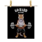  открытка .tore.... нет если дом ... тигр .by Fox Republic