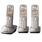 Panasonic■コードレス電話機 (母機1台 子機2台）■KX-TG4011N DECT6.0 Plus■シルバー■海外製品