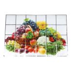 粘着性の壁紙60x90cm キッチンの装飾 耐油性 粘着性の壁紙 パターン: 果物