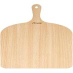 ピザピール 木製 パドルボード トレイ ピザ作り後の給仕やカットに L - 30x30 cm シルバー 2048