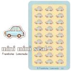 [19241] автомобиль голубой [ Mini Mini select ] блокнот наклейка 