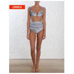  купальный костюм симпатичный популярный бикини Корея Гаваи оборка Okinawa путешествие Kirakira мода женский студент бикини пляж купальный костюм море за границей импортированный автомобиль sexy 