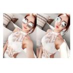  купальный костюм женский body type покрытие женщина One-piece купальный костюм полоса пляж симпатичный популярный Kirakira 