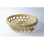 平松竹細工店 平松幸夫 六つ目盛りかご 大