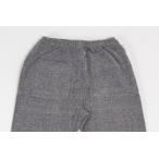 うなぎの寝床 久留米絣もんぺ 綿モール 無地 冬用 厚手 グレー 送料無料