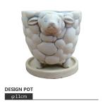  цветочный горшок * модный * терракота животное pot UN410-110 4 номер (11cm)