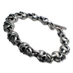 gabolato Lee / Gabor (GABORATORY) заднее крыло 11 Skull links браслет with поперечная балка крыши ( после голова трещина есть )