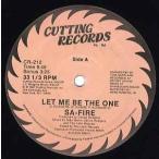【レコード】SA-FIRE - LET ME BE THE ONE 12" US 1987年リリース