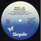 【レコード】TONI BASIL - MICKEY (PROMO) 12" US 1982年リリース