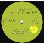 【レコード】JAZZY DEE - PUT IT TO THE TEST 12" US 1983年リリース
