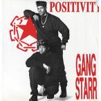 【レコード】GANG STARR - POSITIVITY / NO MORE MR. NICE GUY 12" US 1989年リリース