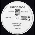 【レコード】SNOOP DOGG / QUEEN LATIFAH - **** What They Say / Everywhere You Go 12" US 2001年リリース