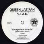 【レコード】QUEEN LATIFAH feat Rain - EVERYWHERE YOU GO 12" US 2001年リリース