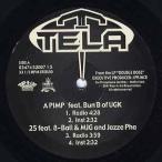 [ запись ]TELA ft Bun B, 8ball &amp; Mjg, Jazze Pha, Streetboy, L Okey, Papa Rue - A PIMP / WANGIN (DOUBLE DOSE-EP) EP US 2001 год Release 