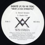 【レコード】DONTE feat DJ Hi-Tech - HEAT (4 DA STREETZ) 12" US 2003年リリース