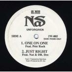 【レコード】NAS ft Pete Rock, 50 Cent, Gang Starr - ONE ON ONE / RIDIN TIME (UNFORGIVEN EP) EP US 2003年リリース