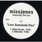 【レコード】MISS JONES feat The Lox - LOVE SOMEBODY ELSE (WHITE) 12" UK 1997年リリース
