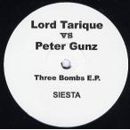 【レコード】LORD TARIQ &amp; PETER GUNZ - THREE BOMBS EP (WHITE) EP UK 1998年リリース