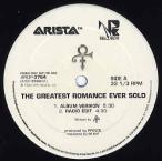 【レコード】PRINCE - THE GREATEST ROMANCE EVER SOLD (Promo) 12" US 1999年リリース