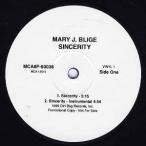 【レコード】MARY J BLIGE feat Nas, DMX - SINCERITY / EVERYDAY IT RAINS (RE) 2x12" UK 2000年リリース