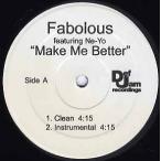 【レコード】FABOLOUS feat Ne-Yo - MAKE ME BETTER (Def Jam White) 12" US 2007年リリース