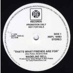 【レコード】MADELINE BELL - THAT'S WHAT FRIENDS ARE FOR 12" UK 2002年リリース