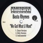 【レコード】BUSTA RHYMES - WE GOT WHAT U WANT 12" US 2001年リリース