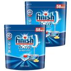 ショッピング食洗機 洗剤 Finish まとめ買いフィニッシュ 食洗機 洗剤 オールインワン プレミアム パワーボールキューブ 58個入 ×2袋