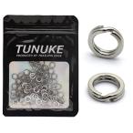 TUNUKEtsunke solid кольцо split кольцо рыбалка искусственная приманка #1/#2/#3/#4/#5/#6/#7/#8/#9 (#9 split li