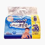 ショッピングムーニー moony(ムーニー) おしりふき トイレに流せるタイプ 詰替 500枚(50枚×10)